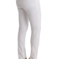 Ermanno Scervino White Cotton Slim Fit Casual Pants