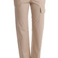 Ermanno Scervino Beige Cotton Wool Regular Fit Pants