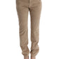 Ermanno Scervino Beige Cotton Velvet Regular Fit Pants