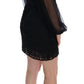 Dolce & Gabbana Black Lace Red Heart Shift Dress