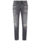 Dondup Gray Cotton Jeans & Pant