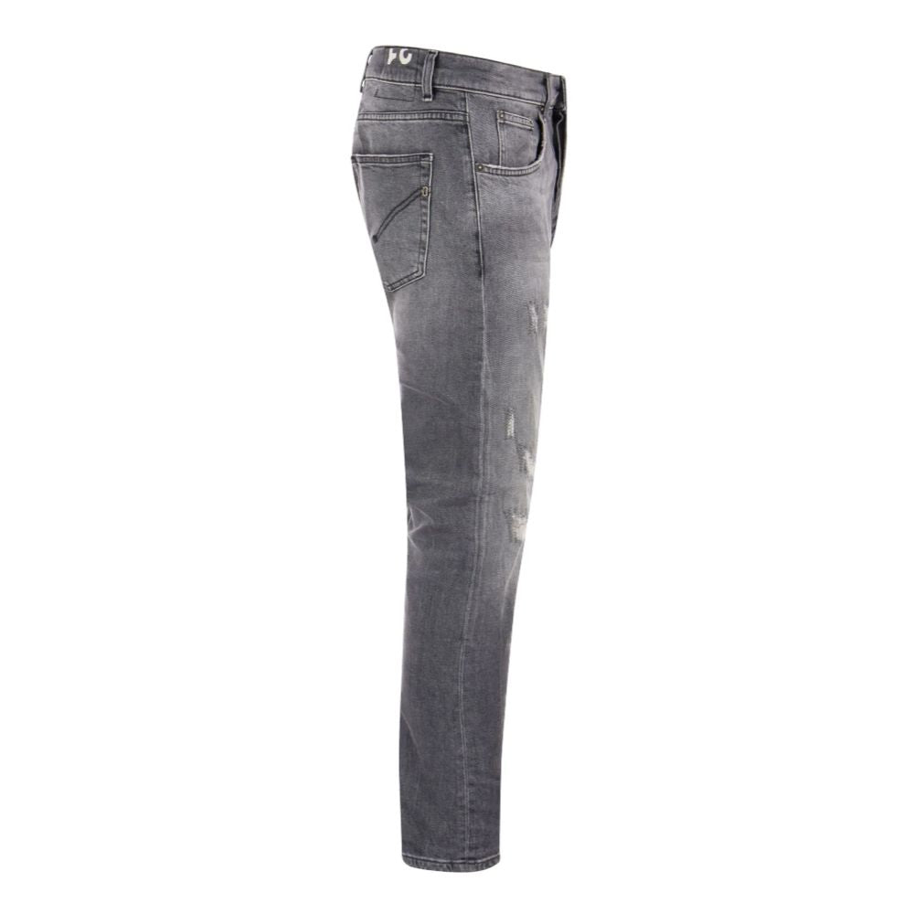 Dondup Gray Cotton Jeans & Pant