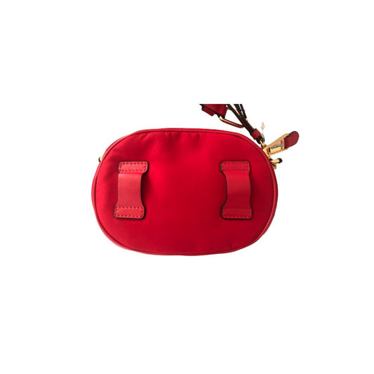 Moschino Couture Red Nylon Belt Bag