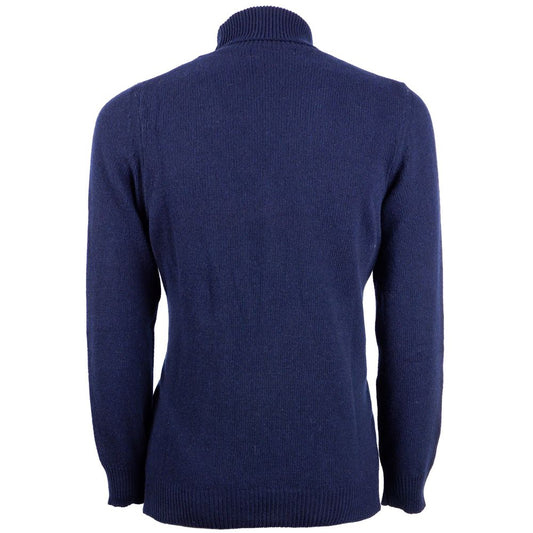 Emilio Romanelli Blue Cashmere Sweater