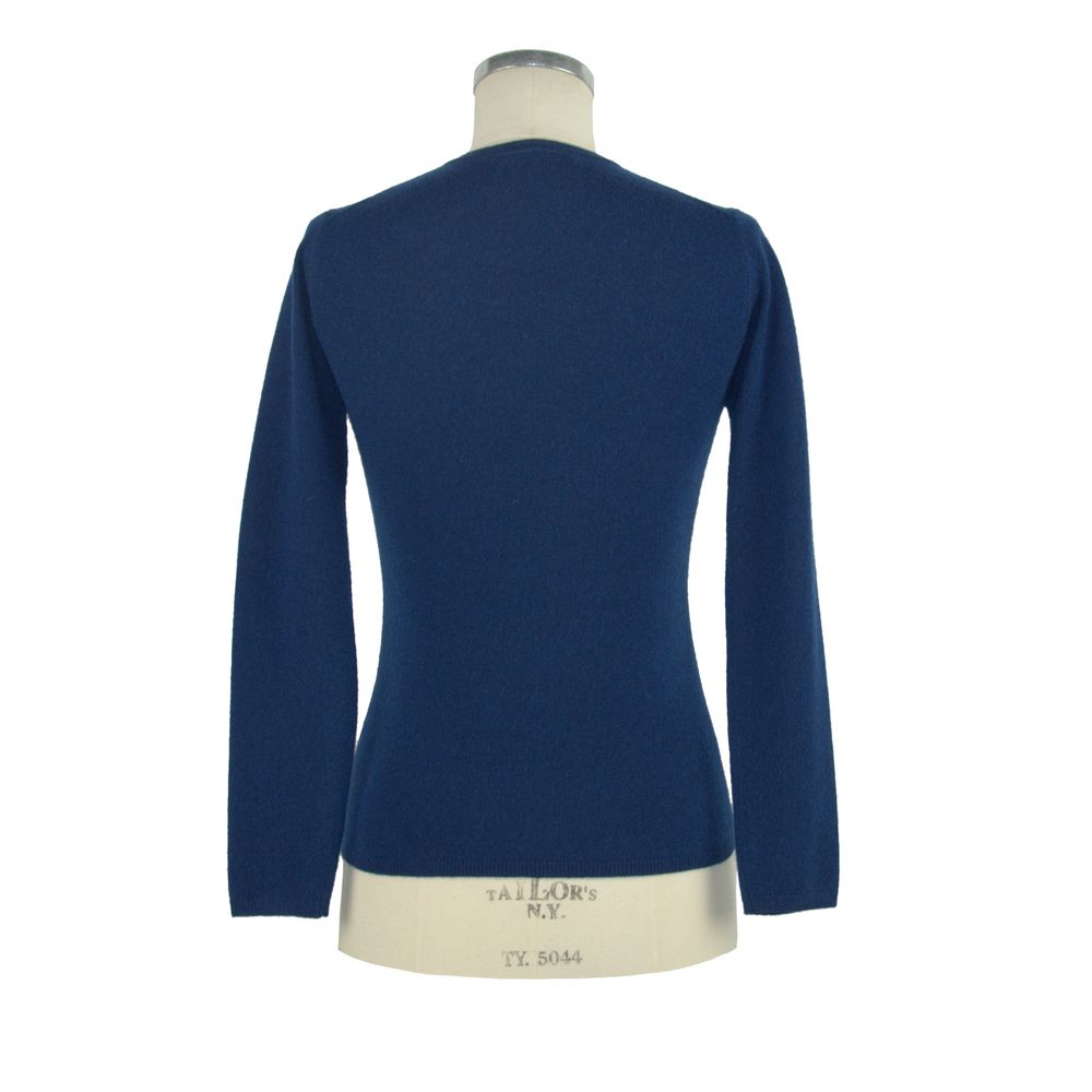 Emilio Romanelli Blue Cashmere Sweater