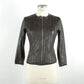 Emilio Romanelli Black Leather Jackets & Coat