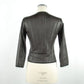 Emilio Romanelli Black Leather Jackets & Coat