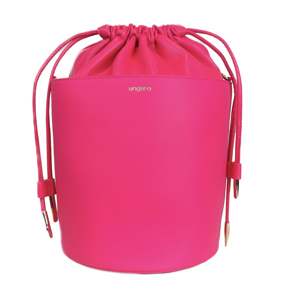 Ungaro Fuchsia Leather Handbag