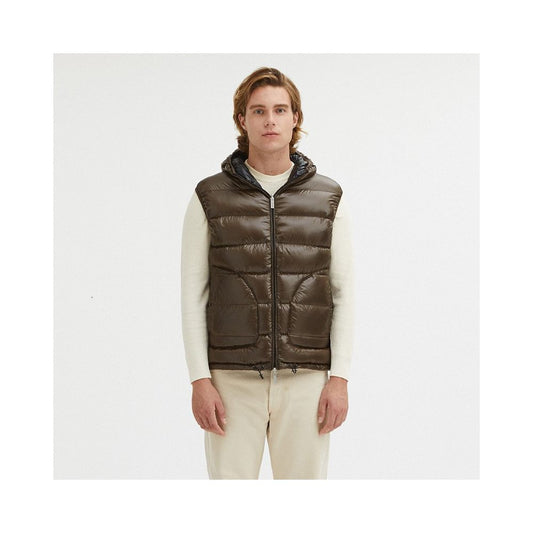 Centogrammi Brown Nylon Vest