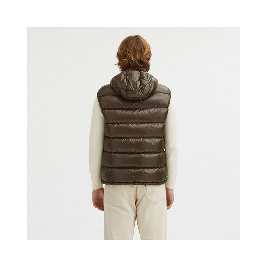 Centogrammi Brown Nylon Vest