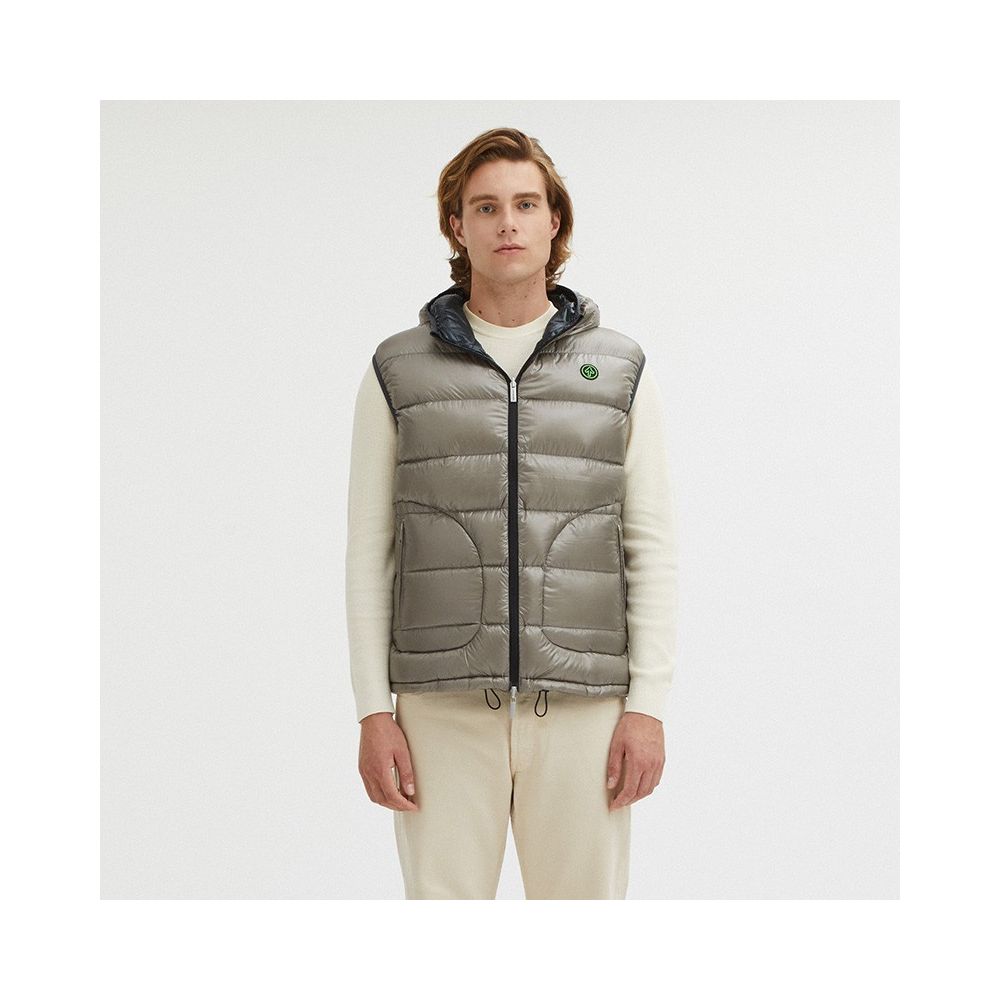 Centogrammi Gray Nylon Jacket