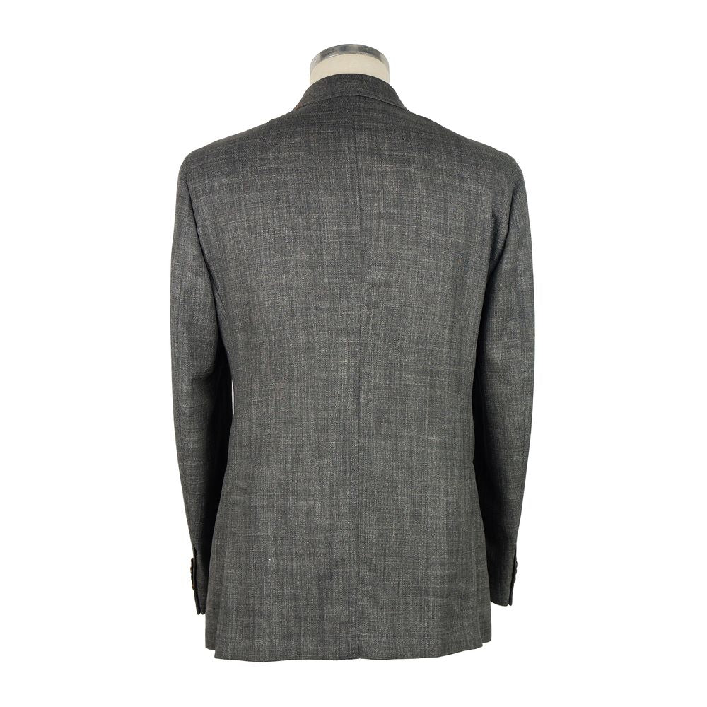 Emilio Romanelli Gray Wool Blazer