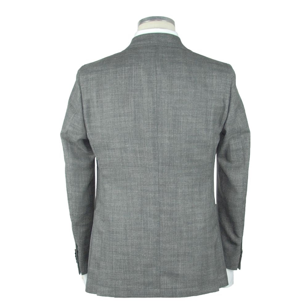 Emilio Romanelli Gray Wool Blazer