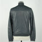 Emilio Romanelli Blue Leather Jacket