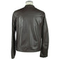 Emilio Romanelli Brown Leather Jacket