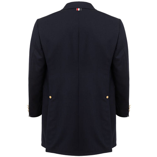 Thom Browne Blue Wool Jacket