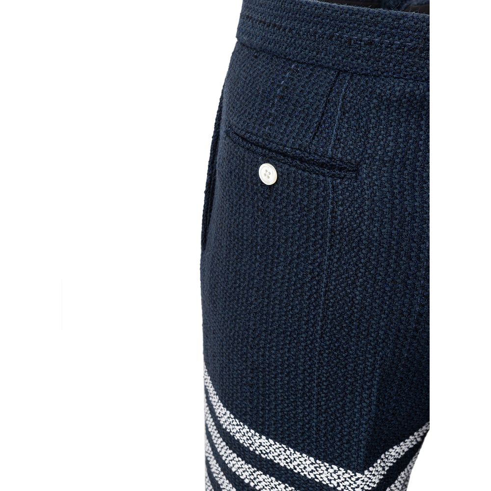 Thom Browne Blue Stripe Pants