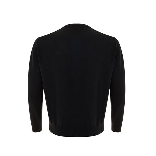 FERRANTE Black Wool Sweater