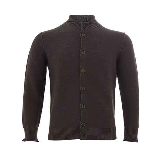 KANGRA Brown Wool Cardigan