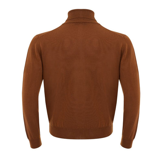 FERRANTE Brown Wool Sweater