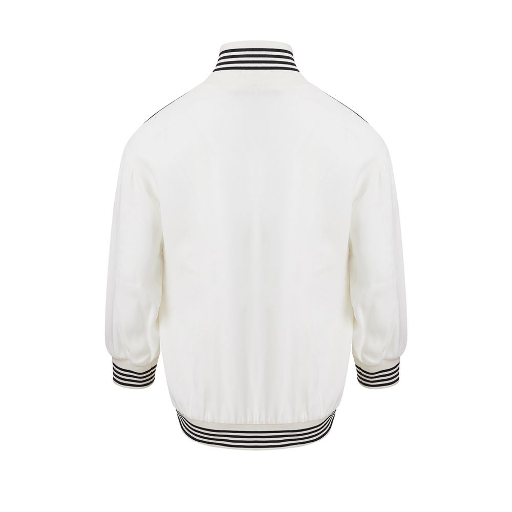 Dolce & Gabbana Elegant White Logo Sweater