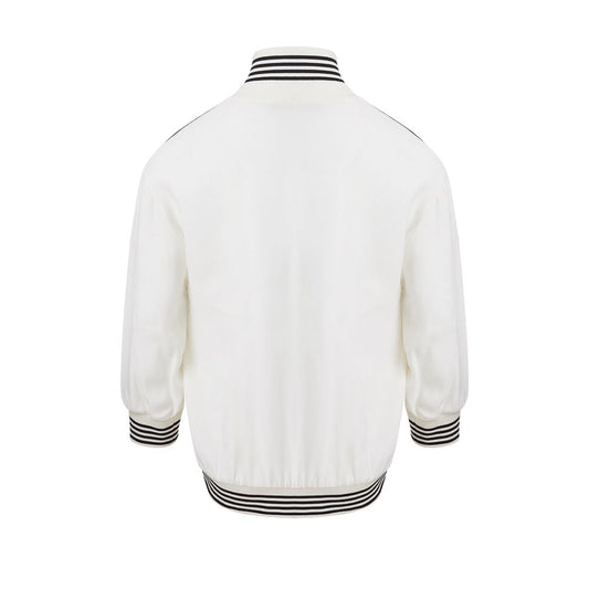 Dolce & Gabbana Elegant White Logo Sweater