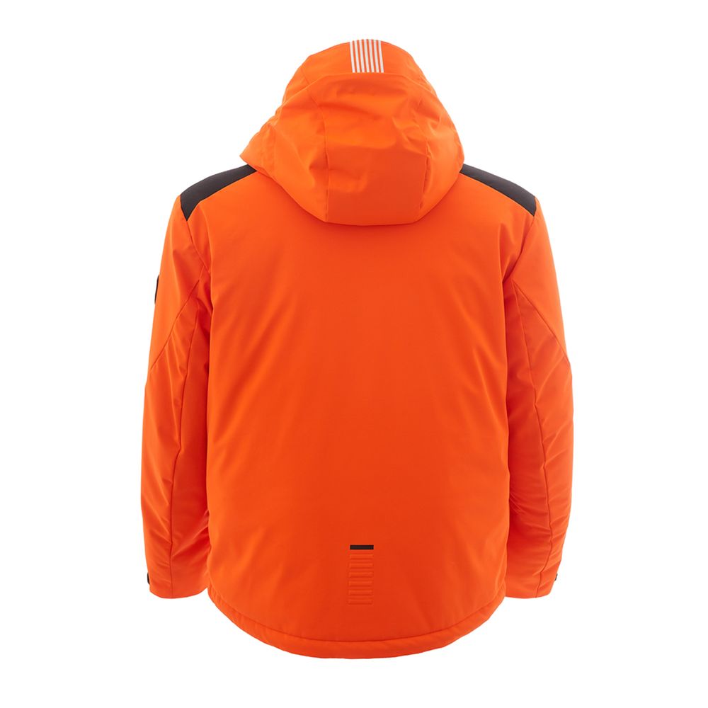 EA7 Emporio Armani Orange Polyamide Jacket