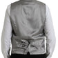 Dolce & Gabbana Light Gray Wool Formal Dress Waistcoat Vest