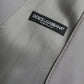 Dolce & Gabbana Light Gray Wool Formal Dress Waistcoat Vest