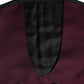 Dolce & Gabbana Maroon Satin Silk Waistcoat Dress Formal Vest