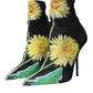 Dolce & Gabbana Black Floral Jersey Stretch Ankle Boots Shoes