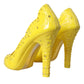 Dolce & Gabbana Yellow Crystal CINDERELLA Heels Pumps Shoes