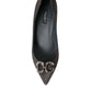 Dolce & Gabbana Gray Amore Suede Bellucci Heels Pumps Shoes