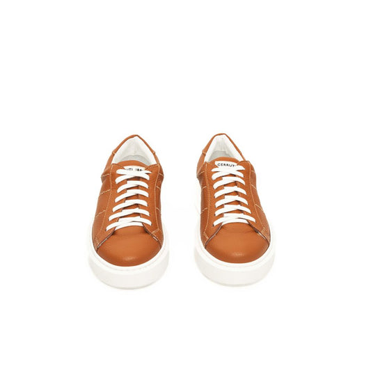 Cerruti 1881 Orange COW Leather Sneaker