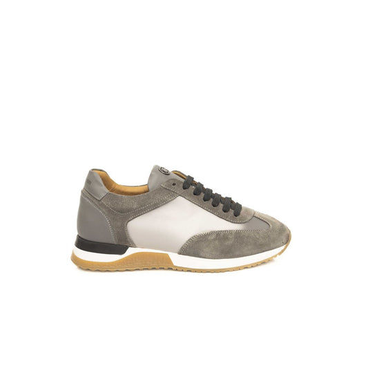 Cerruti 1881 Gray COW Leather Sneaker