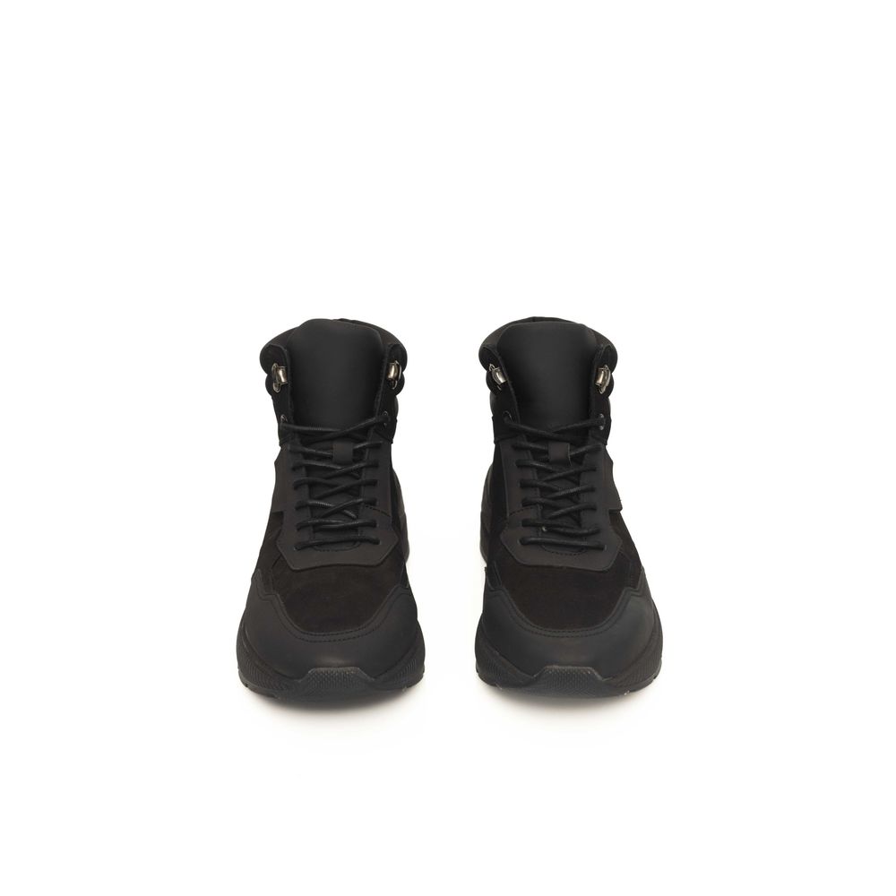 Cerruti 1881 Black COW Leather Sneaker