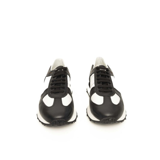 Cerruti 1881 Black And White CALF Leather Sneaker