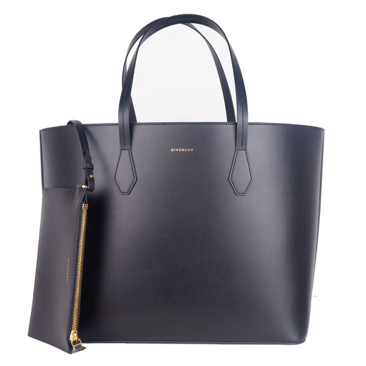 Givenchy Black Leather Clutch and Shoulder Bag