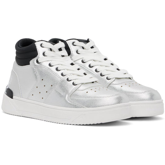 Versace Jeans Silver High Top Sneakers