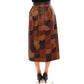 Marcelo Burlon Brown  Skirt