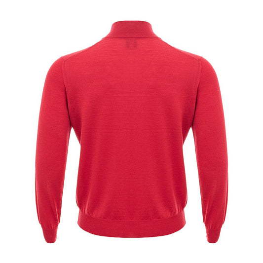 Gran Sasso Red Wool T-Shirt