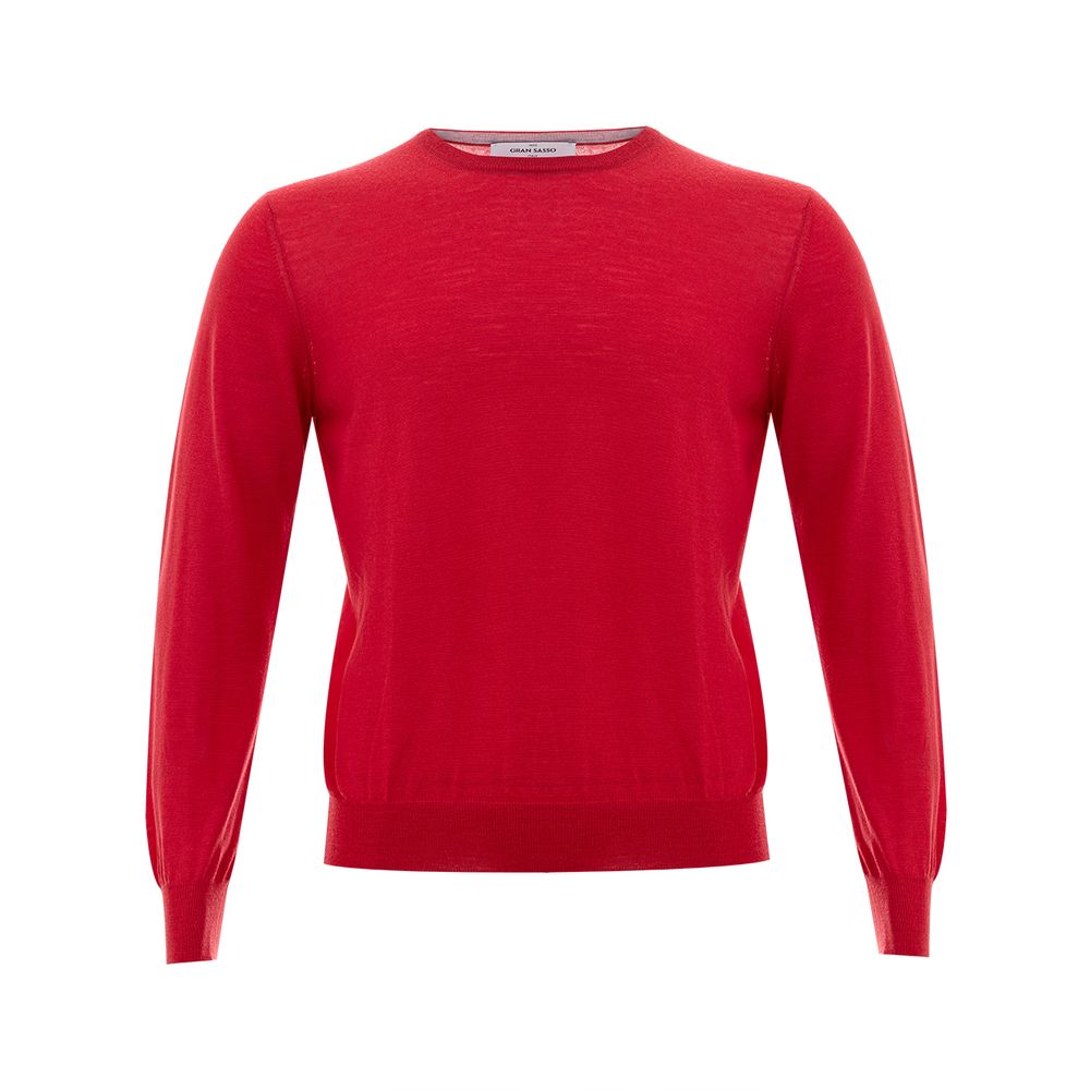 Gran Sasso Red Wool Sweater