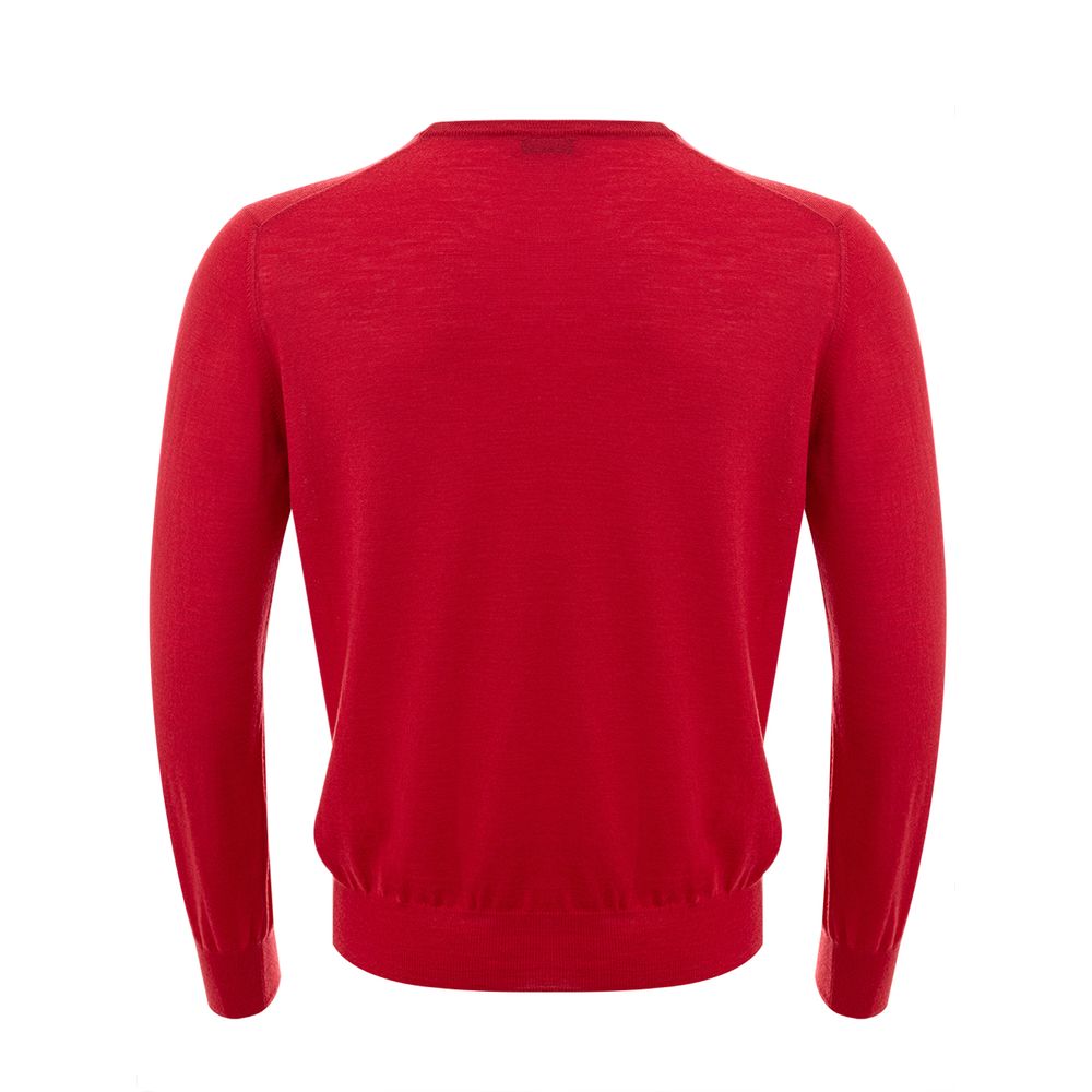 Gran Sasso Red Wool Sweater