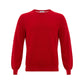 Gran Sasso Red Cotton Sweater