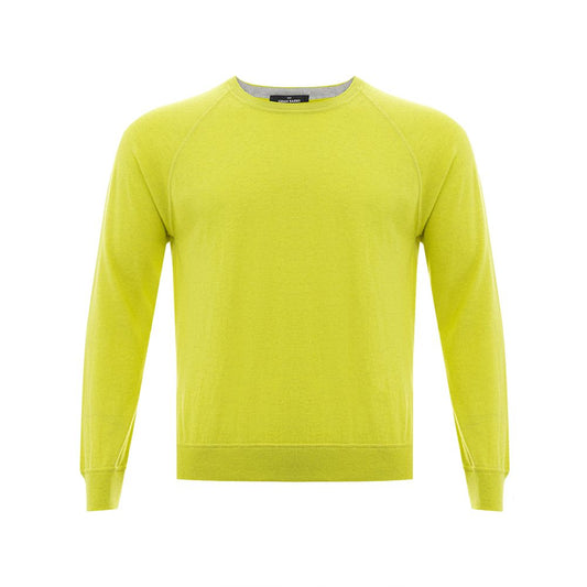 Gran Sasso Yellow Cotton Sweater