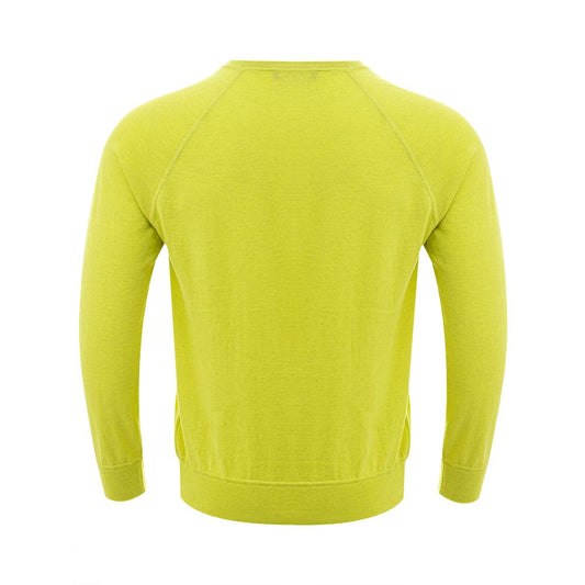 Gran Sasso Yellow Cotton Sweater