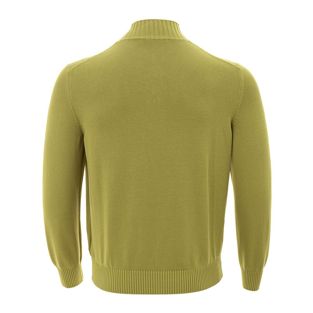 Gran Sasso Green Cotton Cardigan