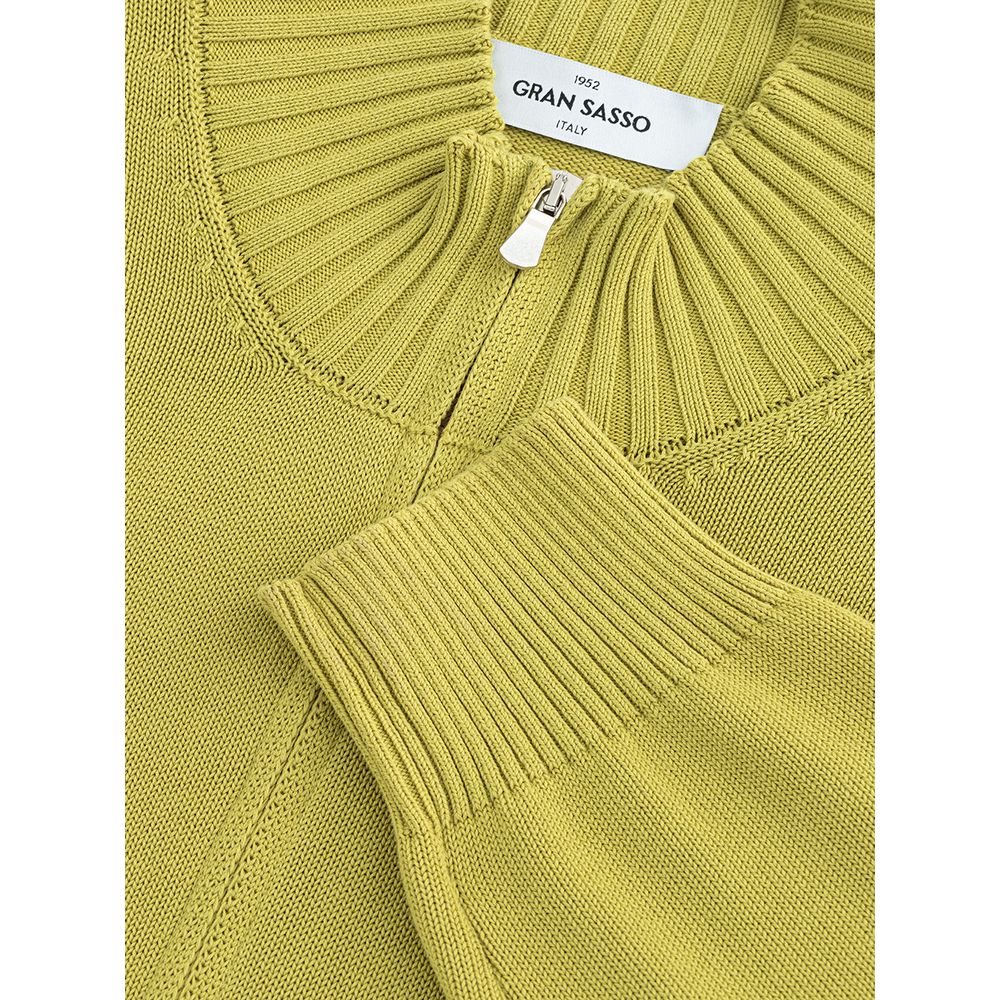 Gran Sasso Green Cotton Cardigan