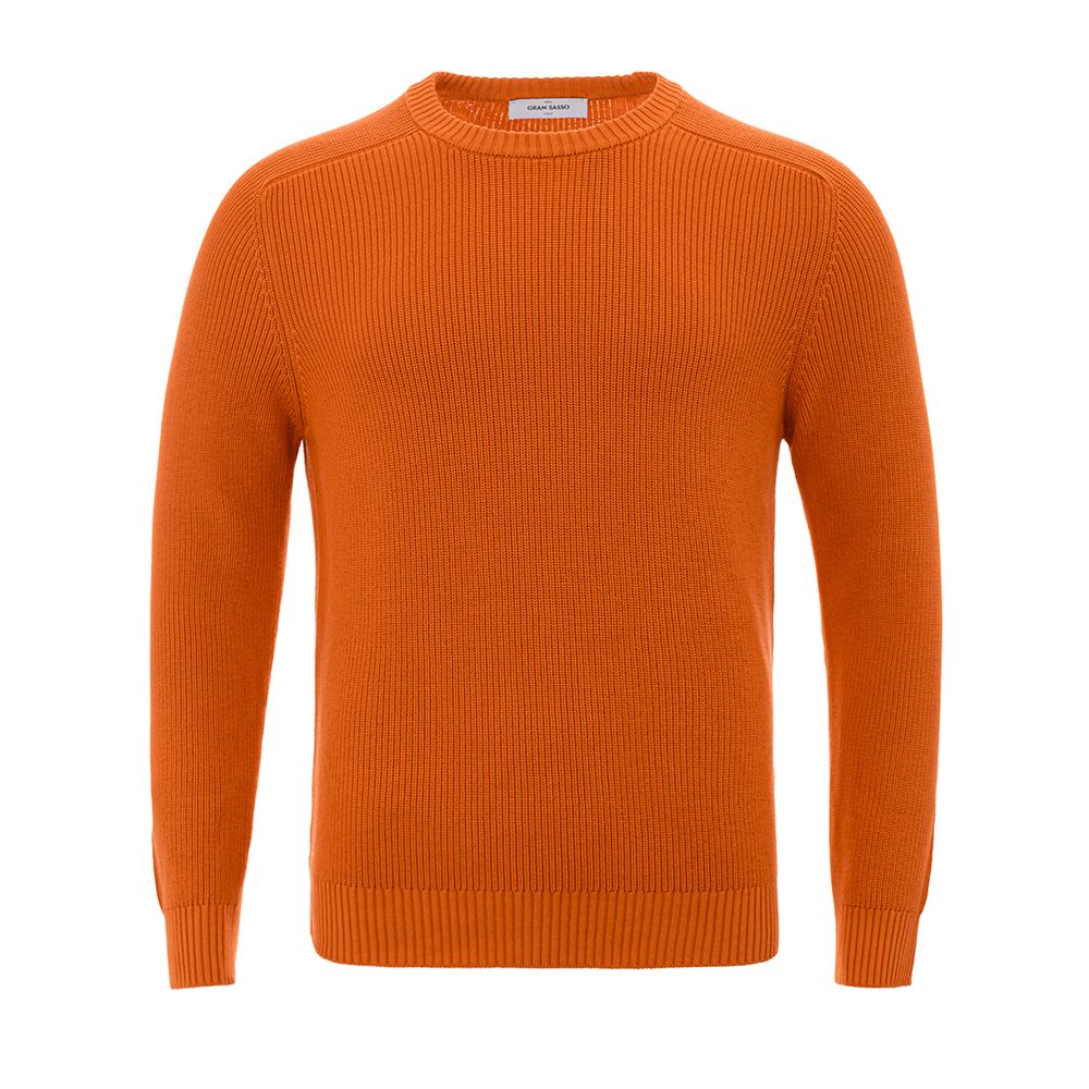 Gran Sasso Orange Cotton Sweater