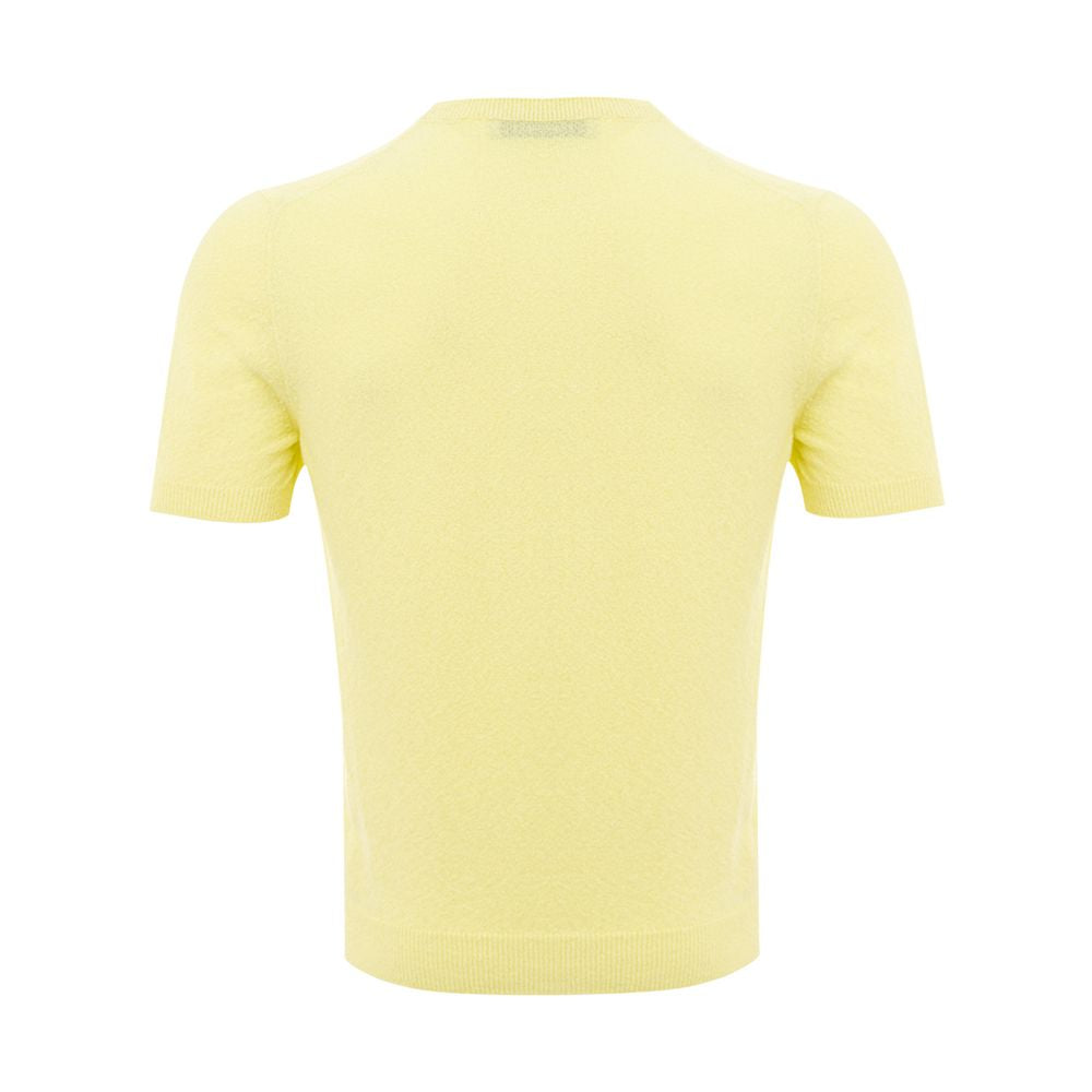 Gran Sasso Yellow Cotton T-Shirt